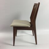 Set of 4 lounge chairs in Walnut-Netherlands 1960 s