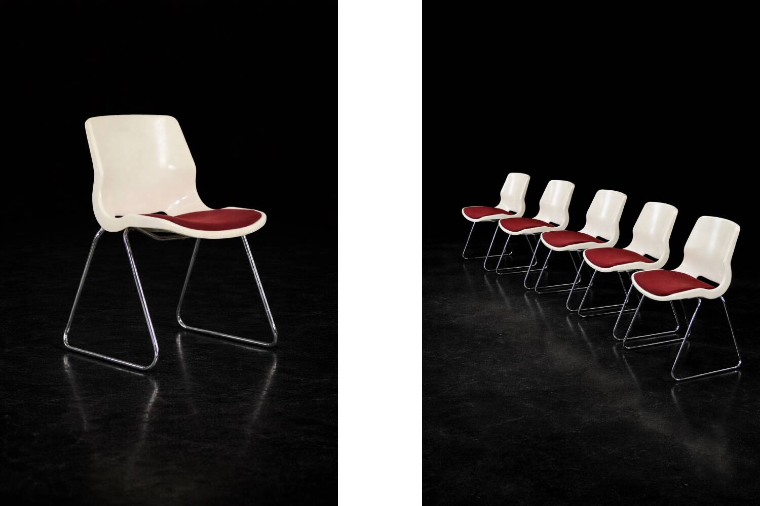 Mid-Century Modern Scandinavian Chairs by Svante Schöblom for Overman