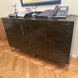 Console silvera laqué marron