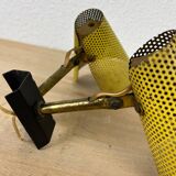 1950s perforated metal wall light
