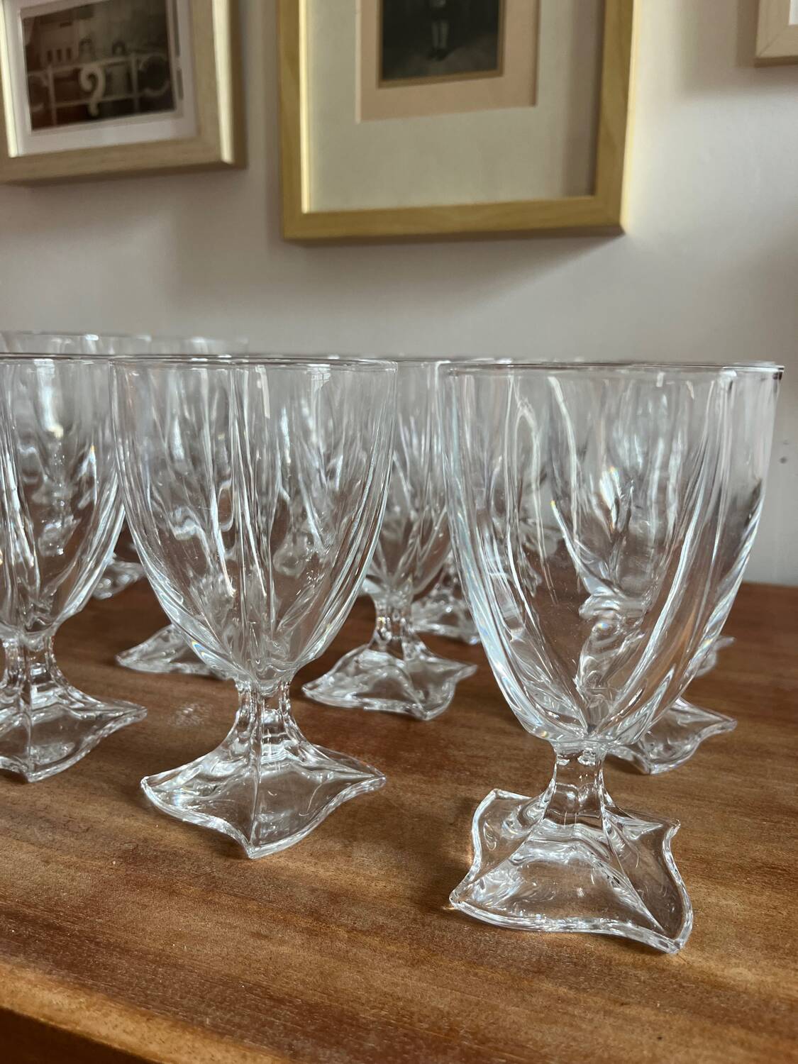 Service verres vintage