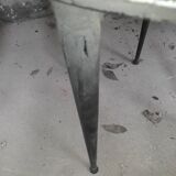 4 vintage metal chairs