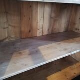 Parisian glazed wardrobe, Vintage painted showcase library