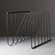 Vintage magazine rack "Z" design François Arnal 1970s