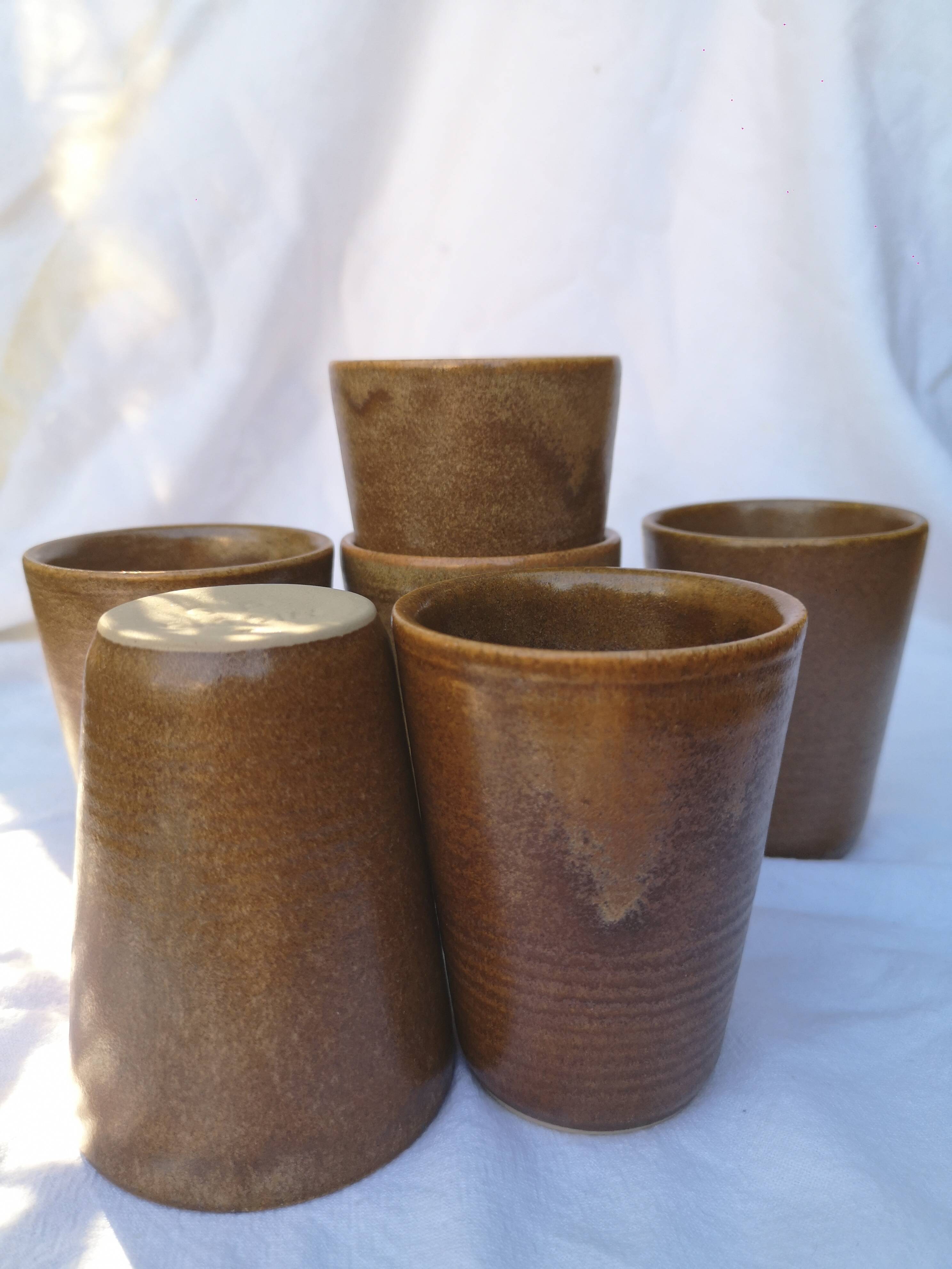 Digoin stoneware mugs