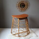 Vintage rattan dressing table