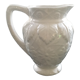 White slipware pitcher