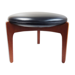 Tabouret en teck par Sven Ellekaer