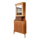 Vintage Scandinavian Corner Hutch