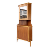 Vintage Scandinavian Corner Hutch