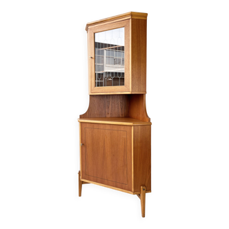 Vaisselier d'angle scandinave vintage