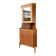 Vintage Scandinavian Corner Hutch