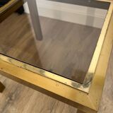 Smoked glass side table
