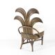 Suite de 6 chaises en rotin