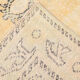 Classic faded yellow oushak rug 269x176cm
