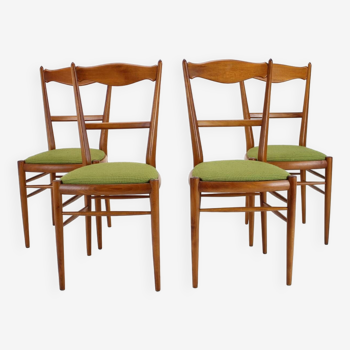 1970s Set of 4 Dining Chairs by Drevotvar, Czechoslovakia