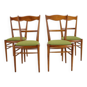 1970s Set of 4 Dining Chairs by Drevotvar, Czechoslovakia