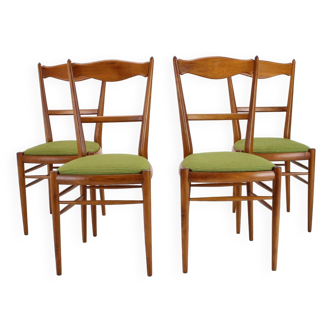 4 chaises en bois par Drevotvar, Czechoslovakia