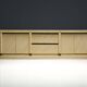 Faux-Marble Lacquered Sideboard by Jean Claude Mahey, France, 1970s