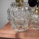 Pair of antique glass wall sconces