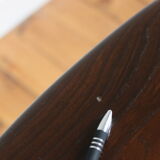 Vintage oval Scandinavian coffee table Ercol 1960