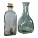 Duo of bottles/carafes, vintage