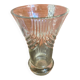 Vintage 1970s Moulded Glass Vase