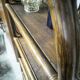 Brown rattan shelf