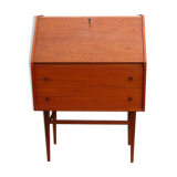 Secretaire with a key from the 1960s / 70s, Denmark, teak wood