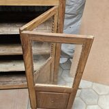 Natural Burmese teak sideboard