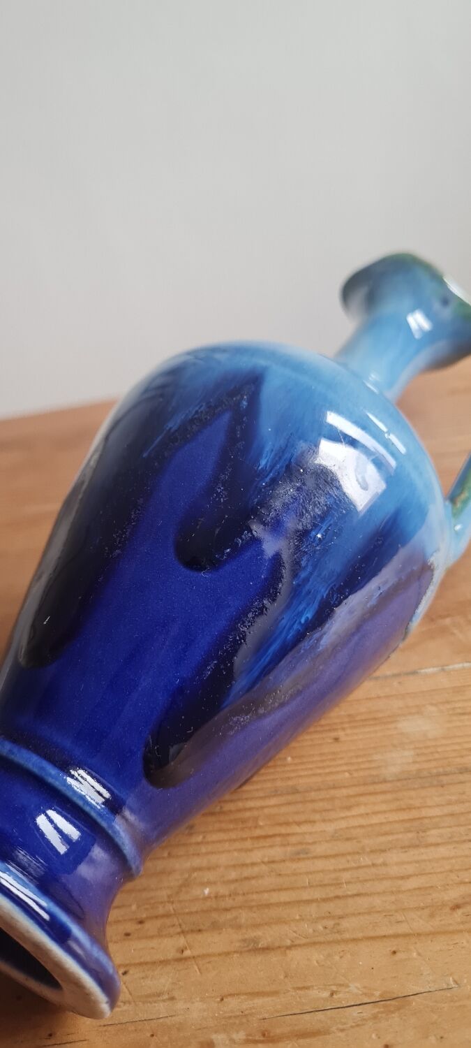 Vintage earthenware soliflore vase