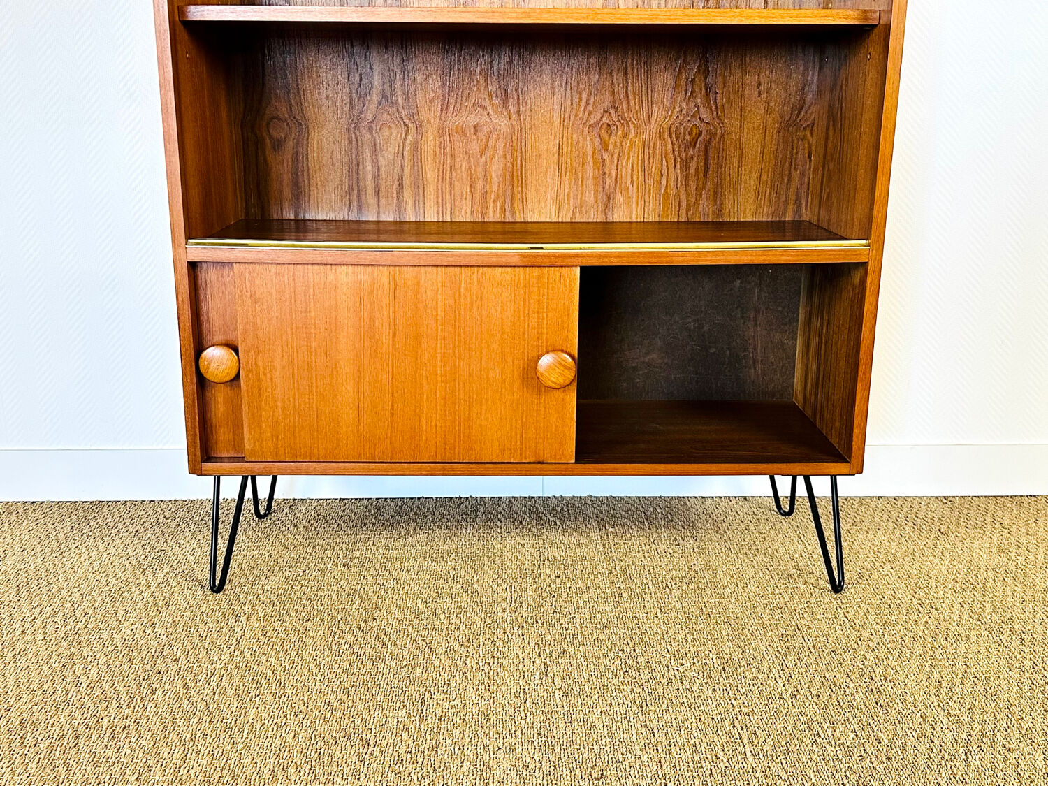 Scandinavian teak library 1960