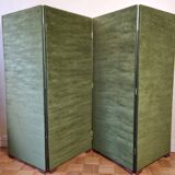 Screen decorated with wool threads, “Huichol” art, Sofia Ribeira, 124 cm