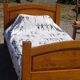 Solid oak bed, 1 place 90x190 cm