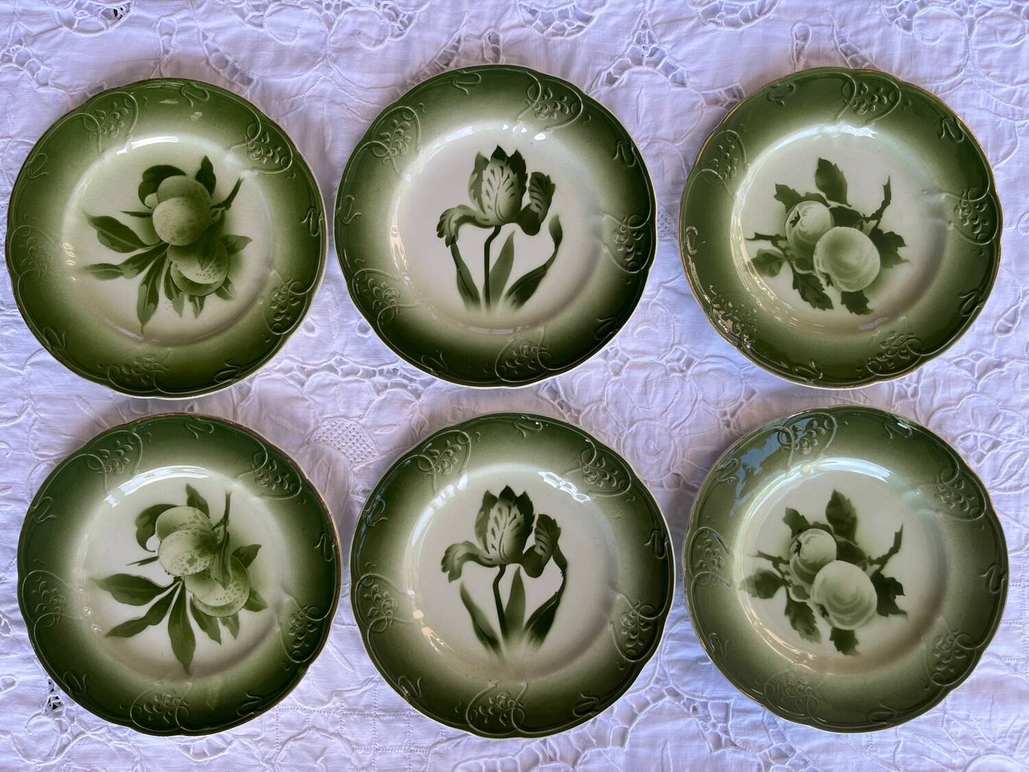 Longwy dessert plates