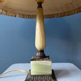 Table lamp with marble base