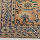 6x9 Vintage Orange & Blue Floral Pattern Turkish Vintage Rug, 180x275 Cm