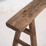 Small antique bench in primitive style (circa 1870) #37