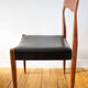 Teak and skai chair