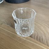 Longchamp Arques crystal carafe + 6 glasses
