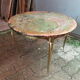 Table bass in brass, bronze plate copper 1940/60
