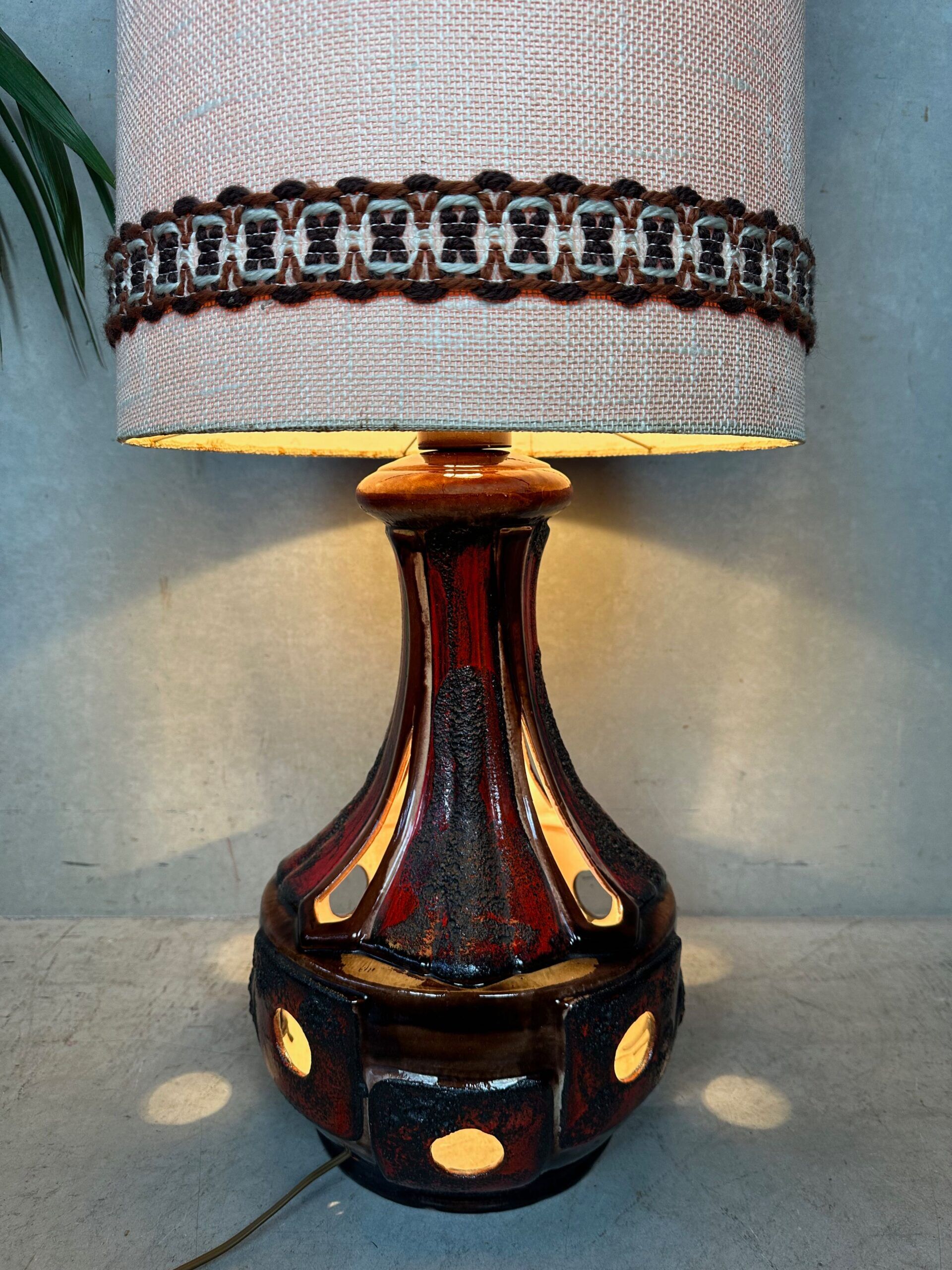 Vintage XL fat lava floor lamp