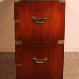 Mahogany Military or Naval Chest of Drawers - 19th Century