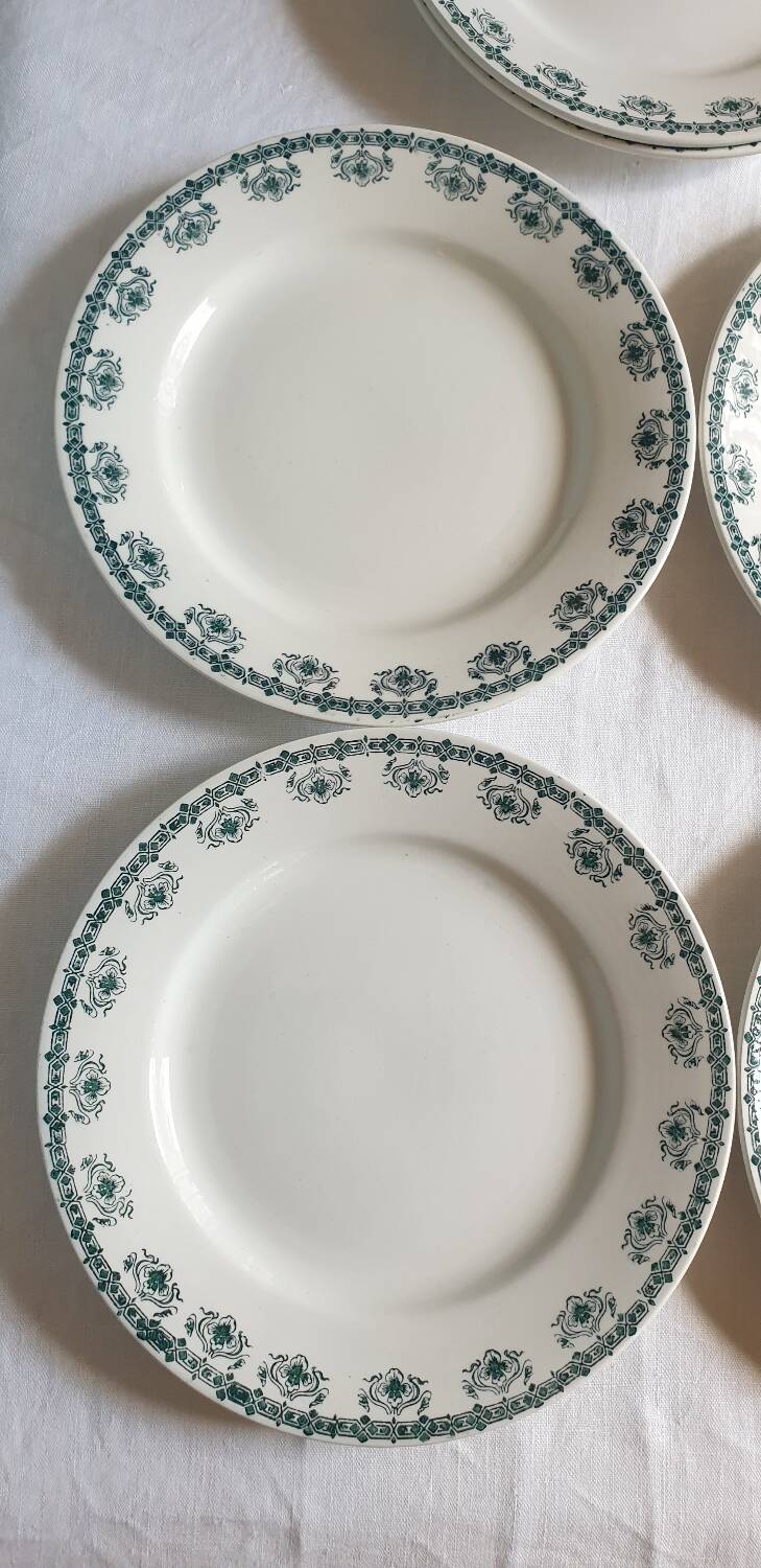 6 Céranord St Amand plates