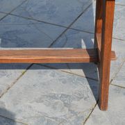 "Brutalist" farmhouse desk/table in solid oak