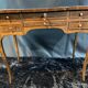 Coiffeuse XIXe à décor marqueté sur chêne de style Transition Louis XV