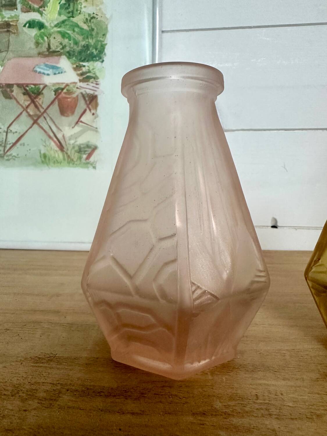 Lot de trois vases art déco