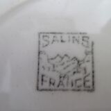 6 assiettes plates salins