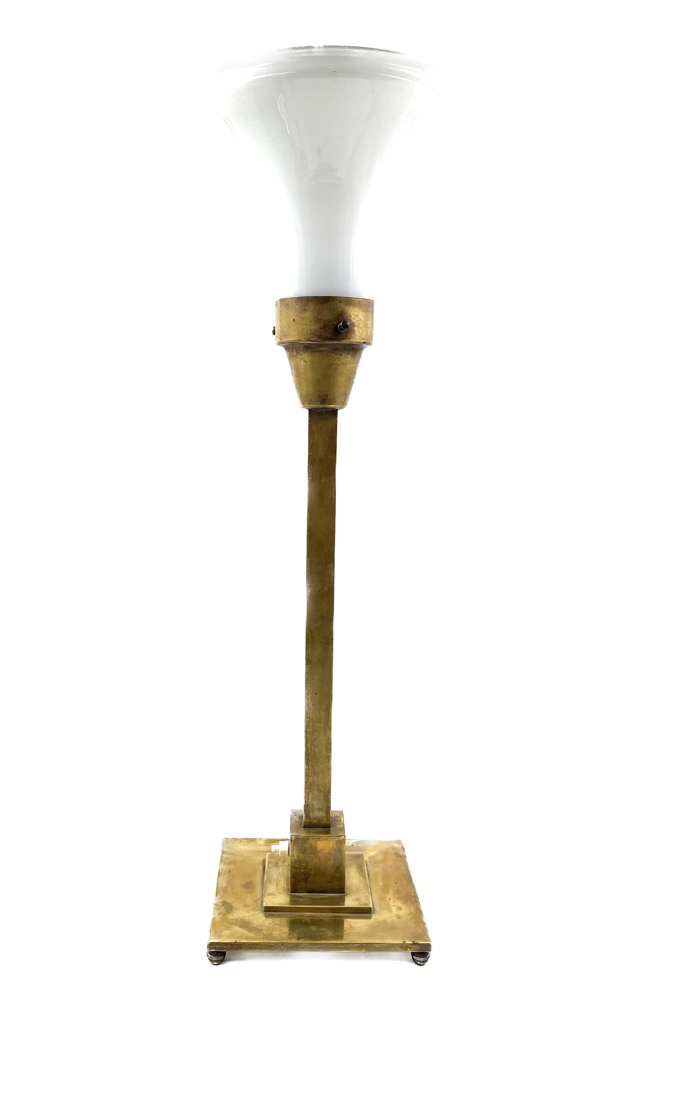 Brass table lamp by Officine A Boffelli Milano Italy 1935
