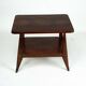Mid-Century Modern Italian wooden Side table. Italy 1950s